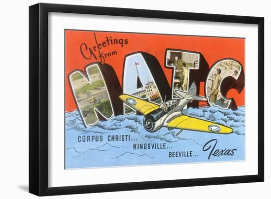 Greetings from NATC, Texas-null-Framed Art Print