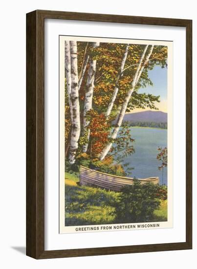 Greetings from Northern Wisconsin-null-Framed Art Print