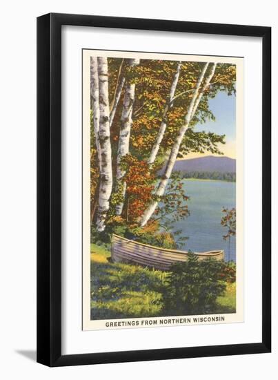 Greetings from Northern Wisconsin-null-Framed Art Print