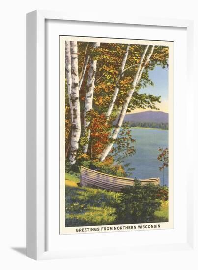 Greetings from Northern Wisconsin-null-Framed Art Print