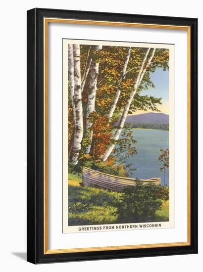 Greetings from Northern Wisconsin-null-Framed Art Print