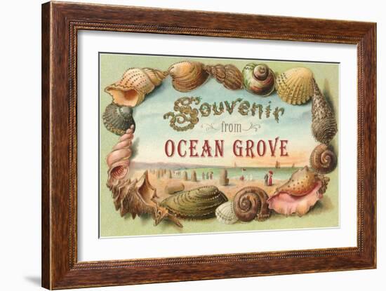 Greetings from Ocean Grove, New Jersey-null-Framed Art Print