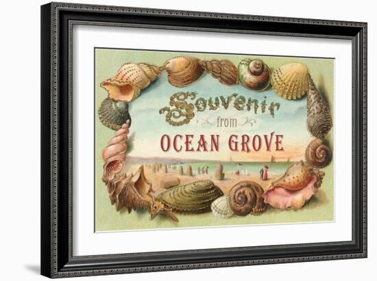 Greetings from Ocean Grove, New Jersey-null-Framed Art Print