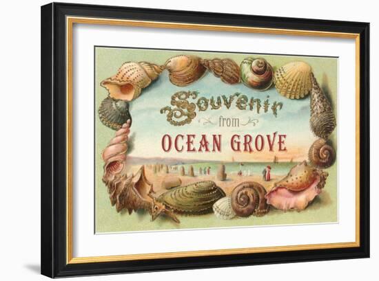 Greetings from Ocean Grove, New Jersey-null-Framed Art Print