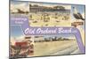 Greetings from Old Orchard Beach, Maine-null-Mounted Art Print