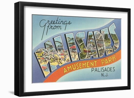 Greetings from Palisades Park-null-Framed Art Print