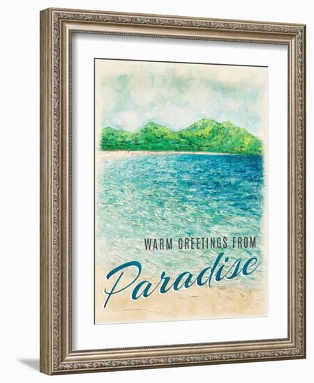 Greetings from Paradise-Ann Marie Coolick-Framed Art Print