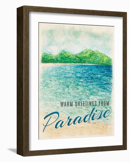 Greetings from Paradise-Ann Marie Coolick-Framed Art Print