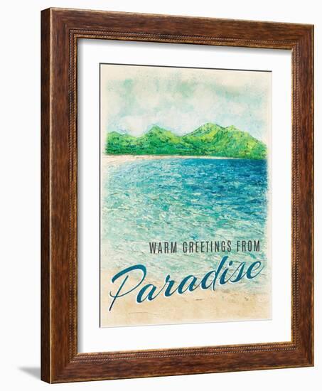 Greetings from Paradise-Ann Marie Coolick-Framed Art Print