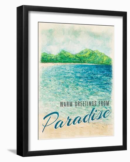 Greetings from Paradise-Ann Marie Coolick-Framed Art Print