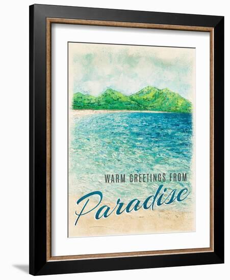 Greetings from Paradise-Ann Marie Coolick-Framed Art Print