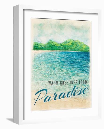 Greetings from Paradise-Ann Marie Coolick-Framed Art Print