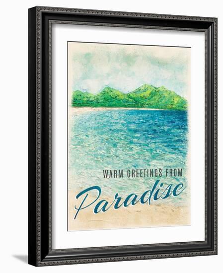 Greetings from Paradise-Ann Marie Coolick-Framed Art Print