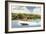 Greetings from Pewaukee Lake-null-Framed Art Print