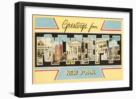 Greetings from Poughkeepsie, New York-null-Framed Art Print