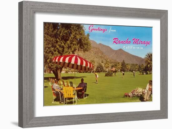 Greetings from Rancho Mirage-null-Framed Art Print