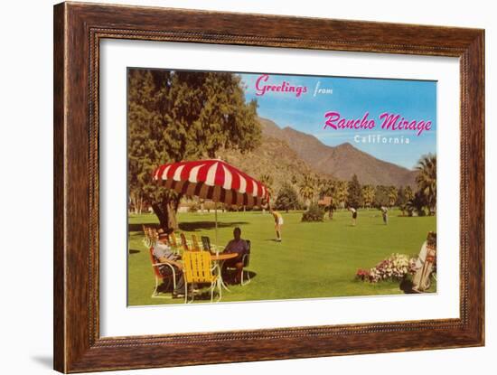 Greetings from Rancho Mirage-null-Framed Art Print