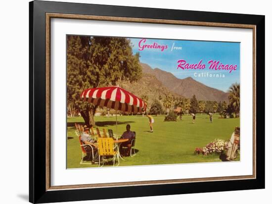 Greetings from Rancho Mirage-null-Framed Art Print