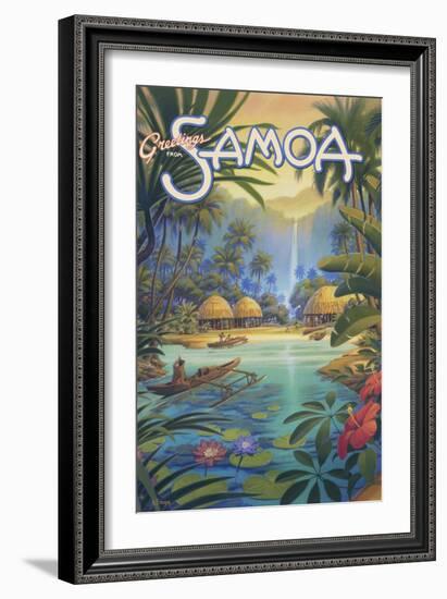 Greetings from Samoa-Kerne Erickson-Framed Premium Giclee Print