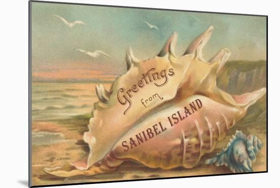 Greetings from Sanibel Island-null-Mounted Art Print