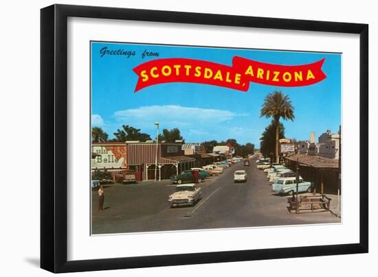 Greetings from Scottsdale, Arizona-null-Framed Art Print