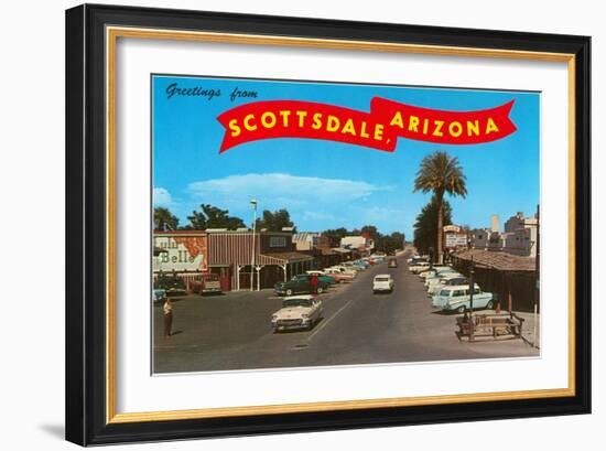 Greetings from Scottsdale, Arizona-null-Framed Art Print