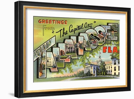 Greetings from Tallahassee, Florida-null-Framed Art Print