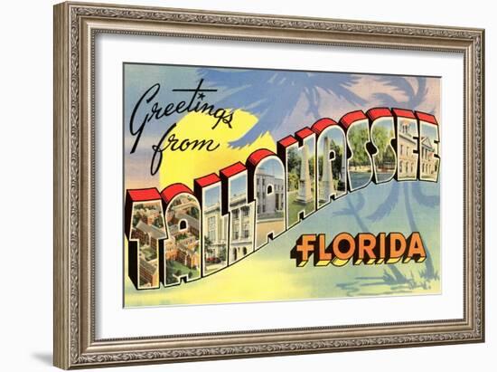 Greetings from Tallahassee, Florida-null-Framed Art Print