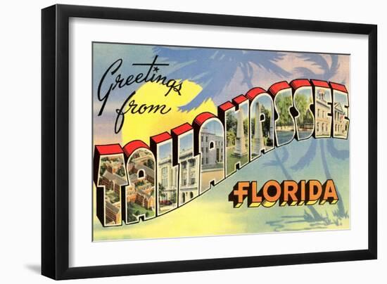 Greetings from Tallahassee, Florida-null-Framed Art Print