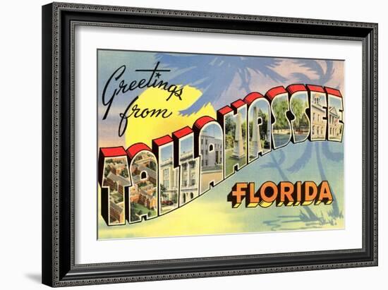 Greetings from Tallahassee, Florida-null-Framed Art Print