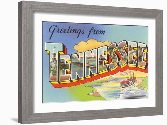 Greetings from Tennessee-null-Framed Art Print