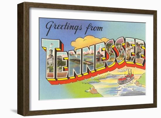 Greetings from Tennessee-null-Framed Art Print