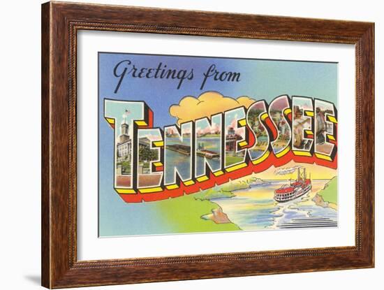 Greetings from Tennessee--Framed Art Print