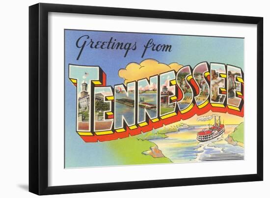 Greetings from Tennessee-null-Framed Art Print