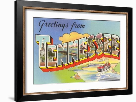 Greetings from Tennessee-null-Framed Art Print