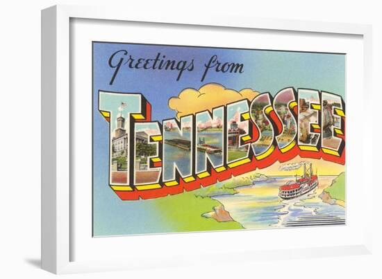 Greetings from Tennessee--Framed Art Print