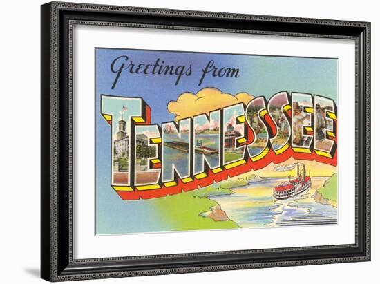 Greetings from Tennessee-null-Framed Art Print