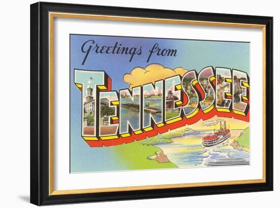 Greetings from Tennessee--Framed Art Print