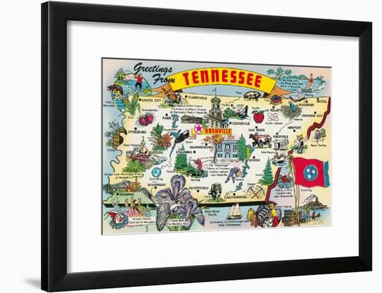 Greetings from Tennessee-null-Framed Art Print