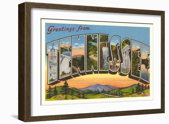 Greetings from Tennessee-null-Framed Art Print