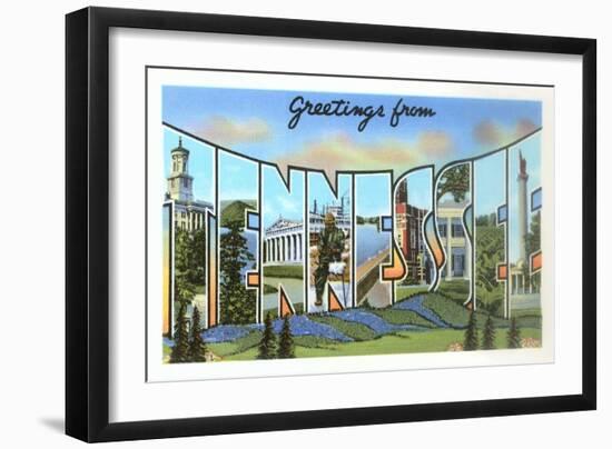 Greetings from Tennessee-null-Framed Art Print