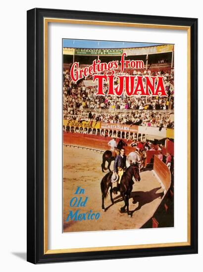 Greetings from Tijuana, Mexico, Carlos Aruza-null-Framed Art Print