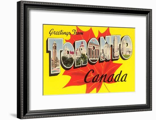 Greetings from Toronto, Canada-null-Framed Art Print