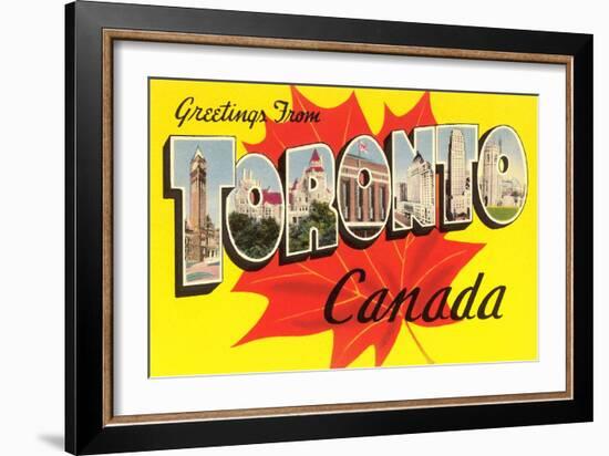 Greetings from Toronto, Canada-null-Framed Art Print