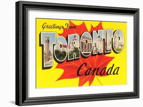 Greetings from Toronto, Canada-null-Framed Art Print