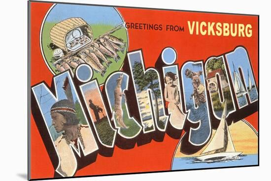 Greetings from Vicksburg-null-Mounted Art Print