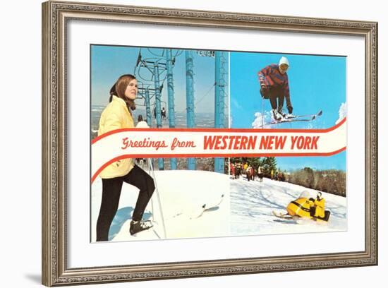 Greetings from Western New York-null-Framed Art Print