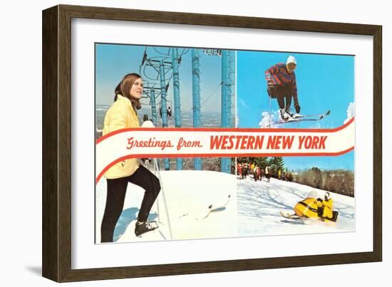 Greetings from Western New York-null-Framed Art Print