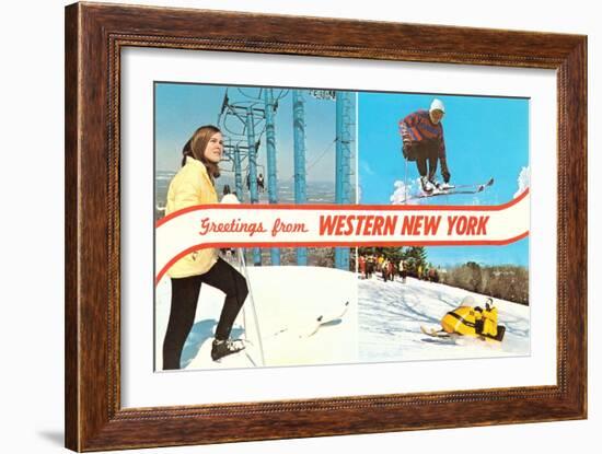 Greetings from Western New York-null-Framed Art Print