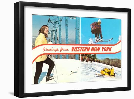 Greetings from Western New York-null-Framed Art Print